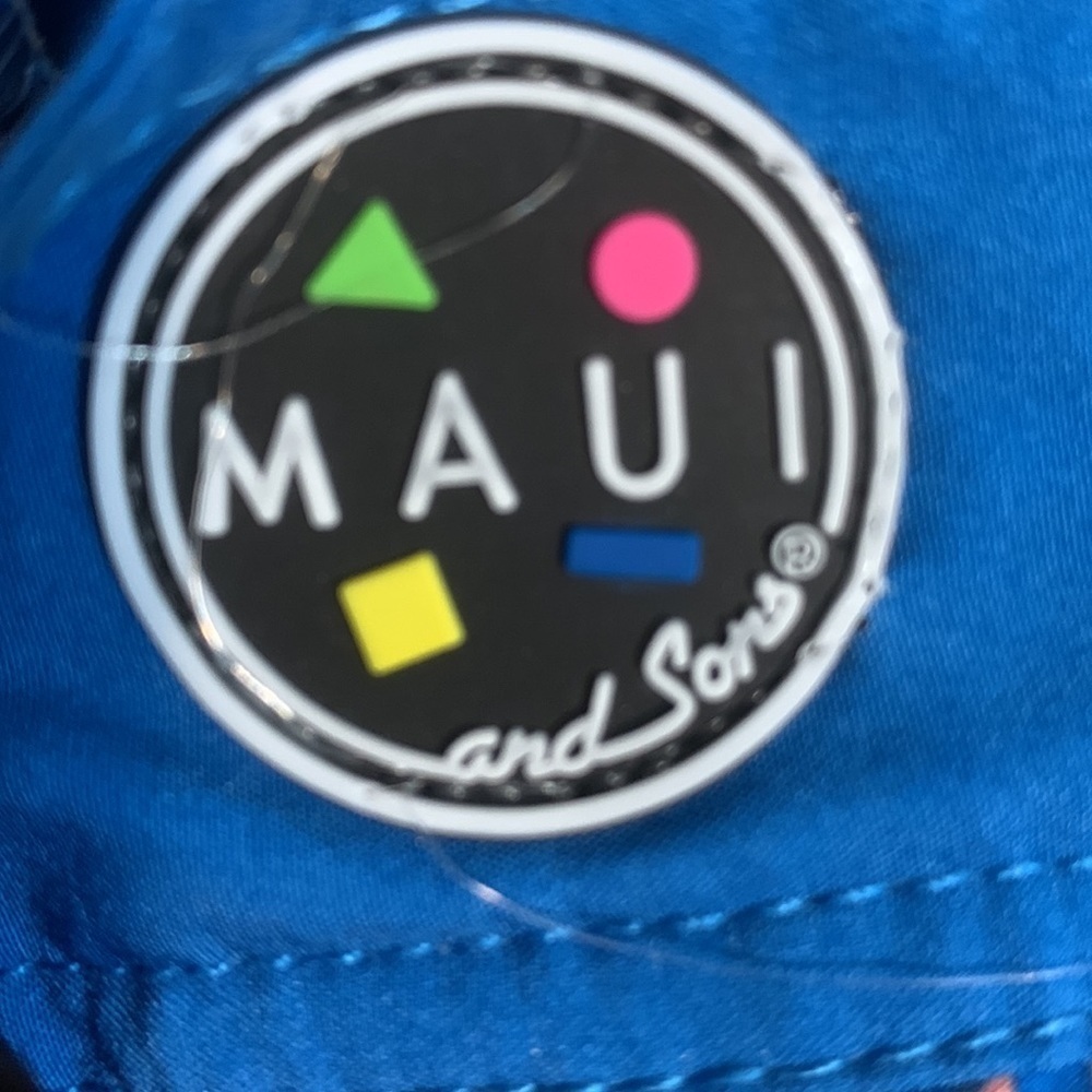 Maui and Sons Men’s Black 4 Away Stretch Hawaiian Board Shorts Size 32 - Picture 7 of 10